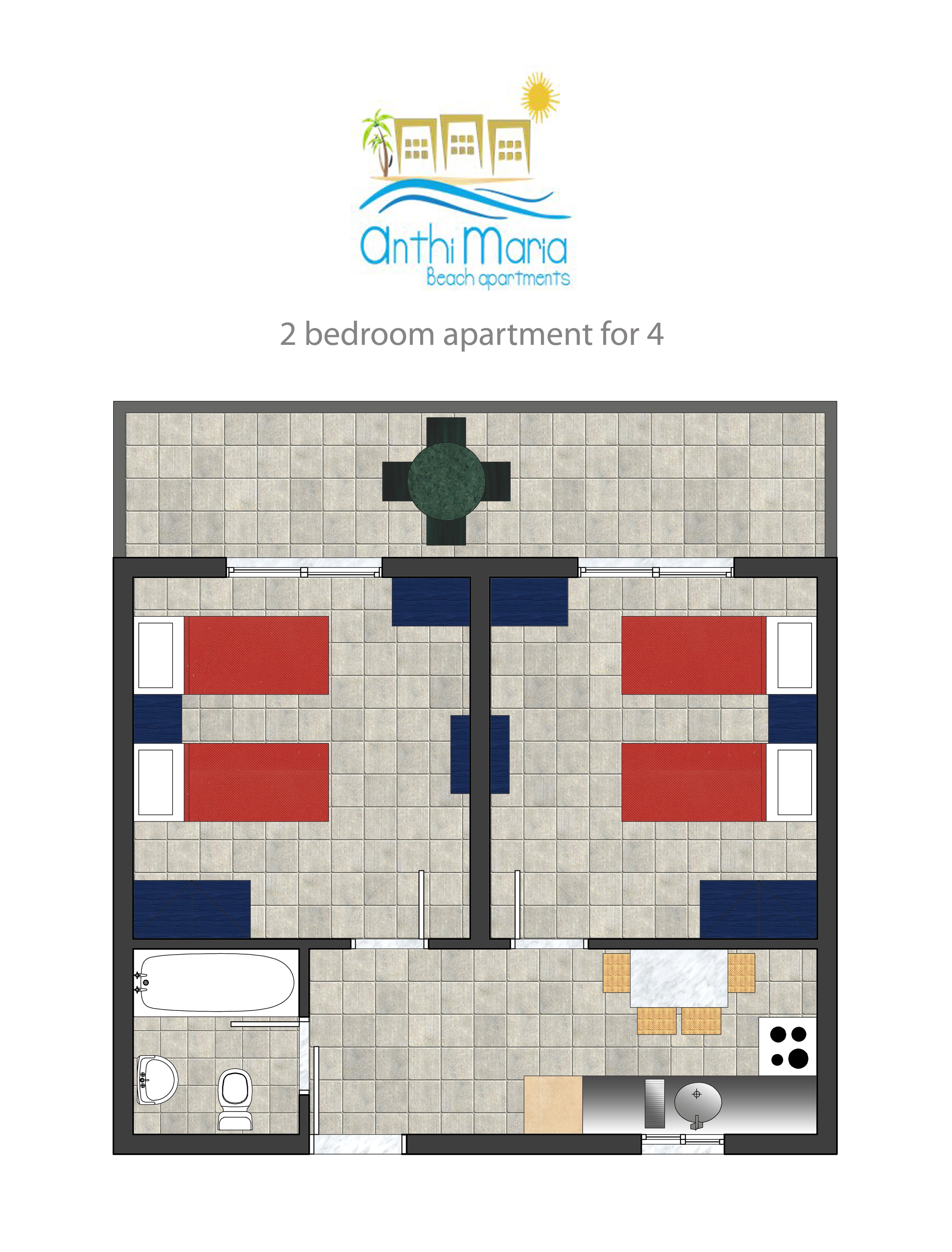 Anthi Maria Beach Apartments Pefki  Exterior photo